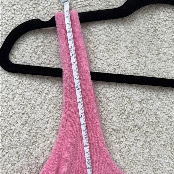 Zara Vibrant Pink Terry Dress - Picture 6 of 7